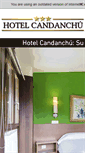 Mobile Screenshot of hotelcandanchu.com